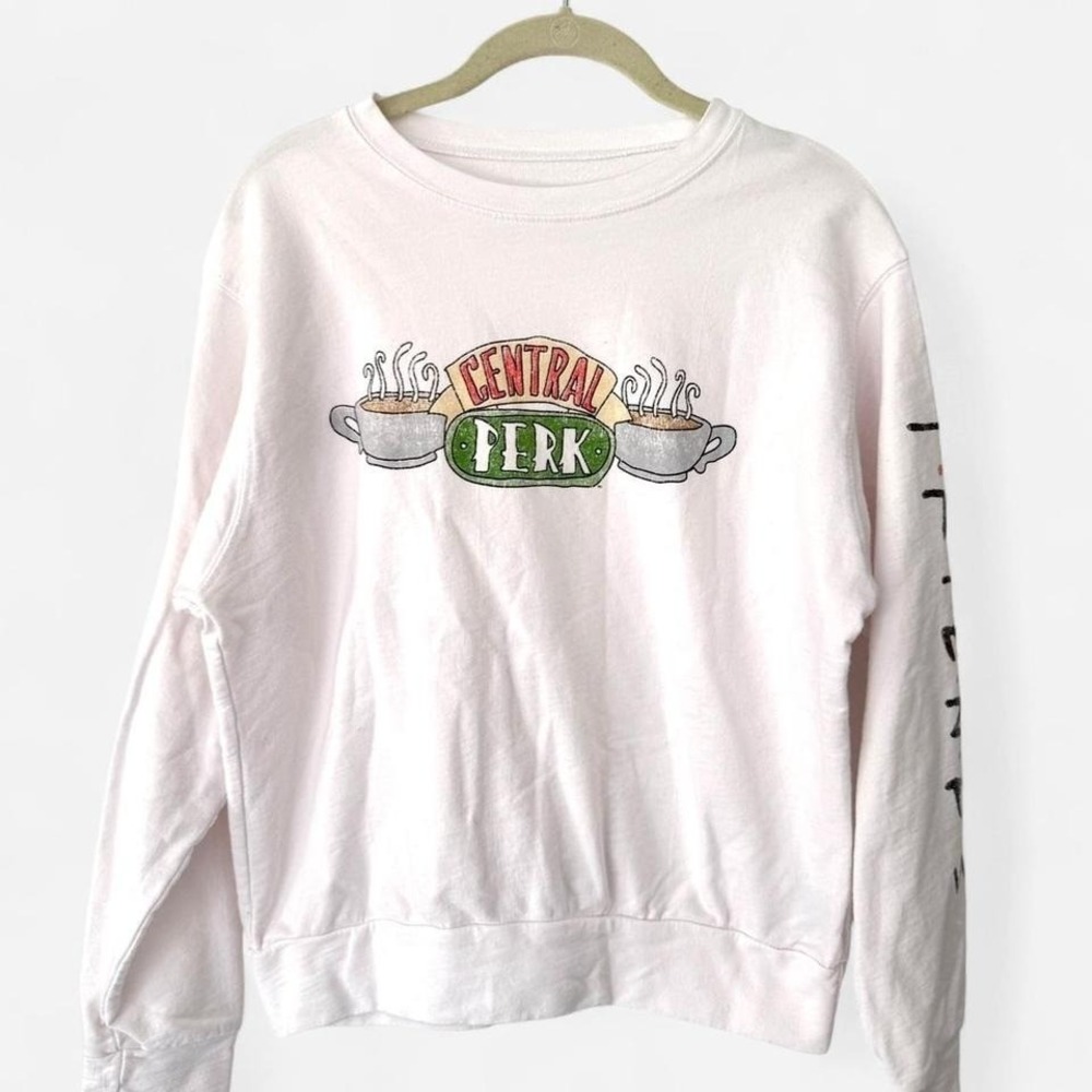 Friends Central Perk Cotton Sweatshirt Prince Peter Collection USA Made Small